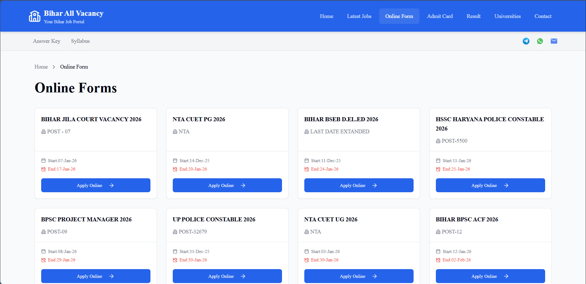 Bihar All Vacancy ( a notification web) thumbnail 5